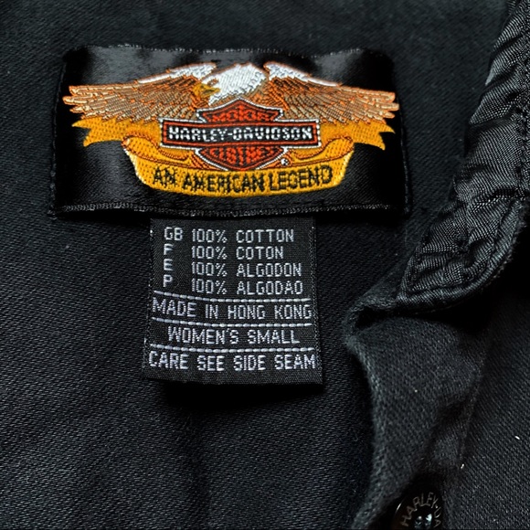 Authentic Harley Davidson Button Down Shirt Size S - Picture 4 of 10